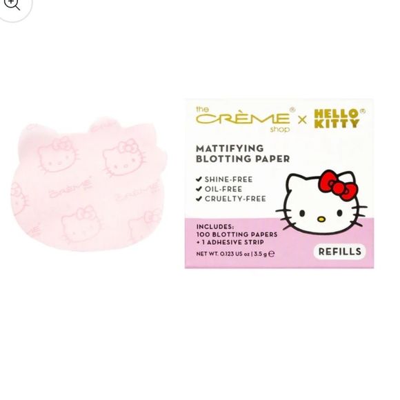 The Creme Shop X Hello Kitty Mattifying Blotting Paper Reusable Compact Mirror - Picture 6 of 7